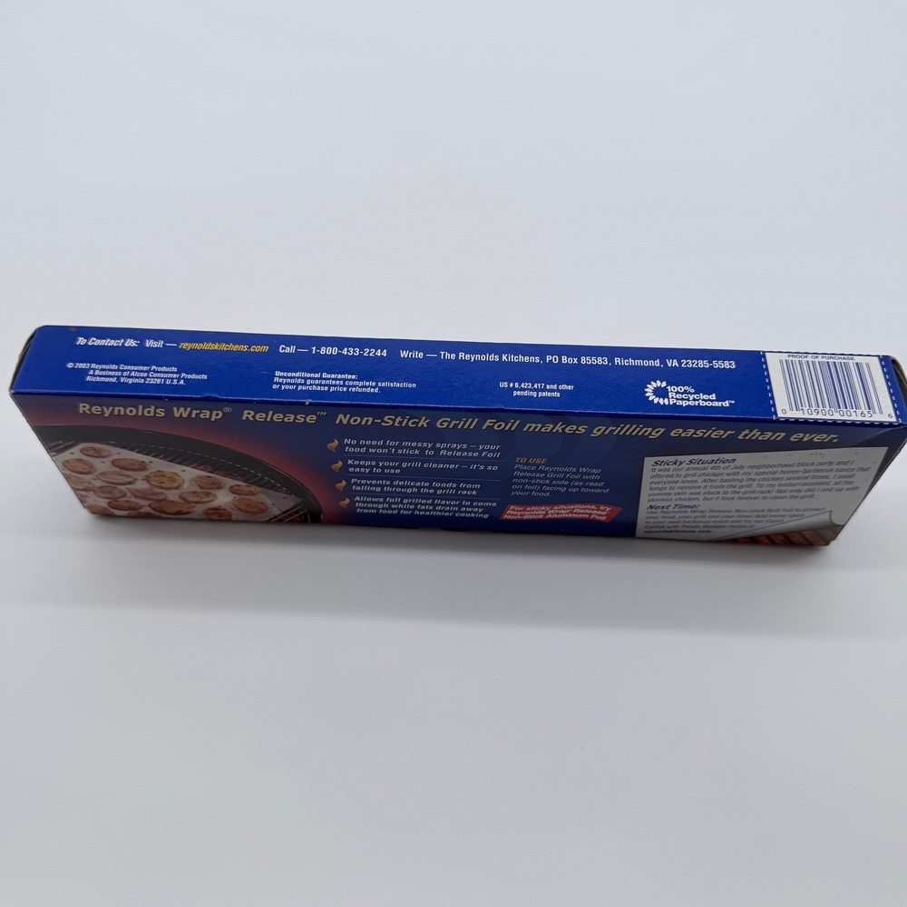 Reynolds Wrap Release Non-Stick Grill Foil‎ 30 Sq Ft Aluminum Foil New